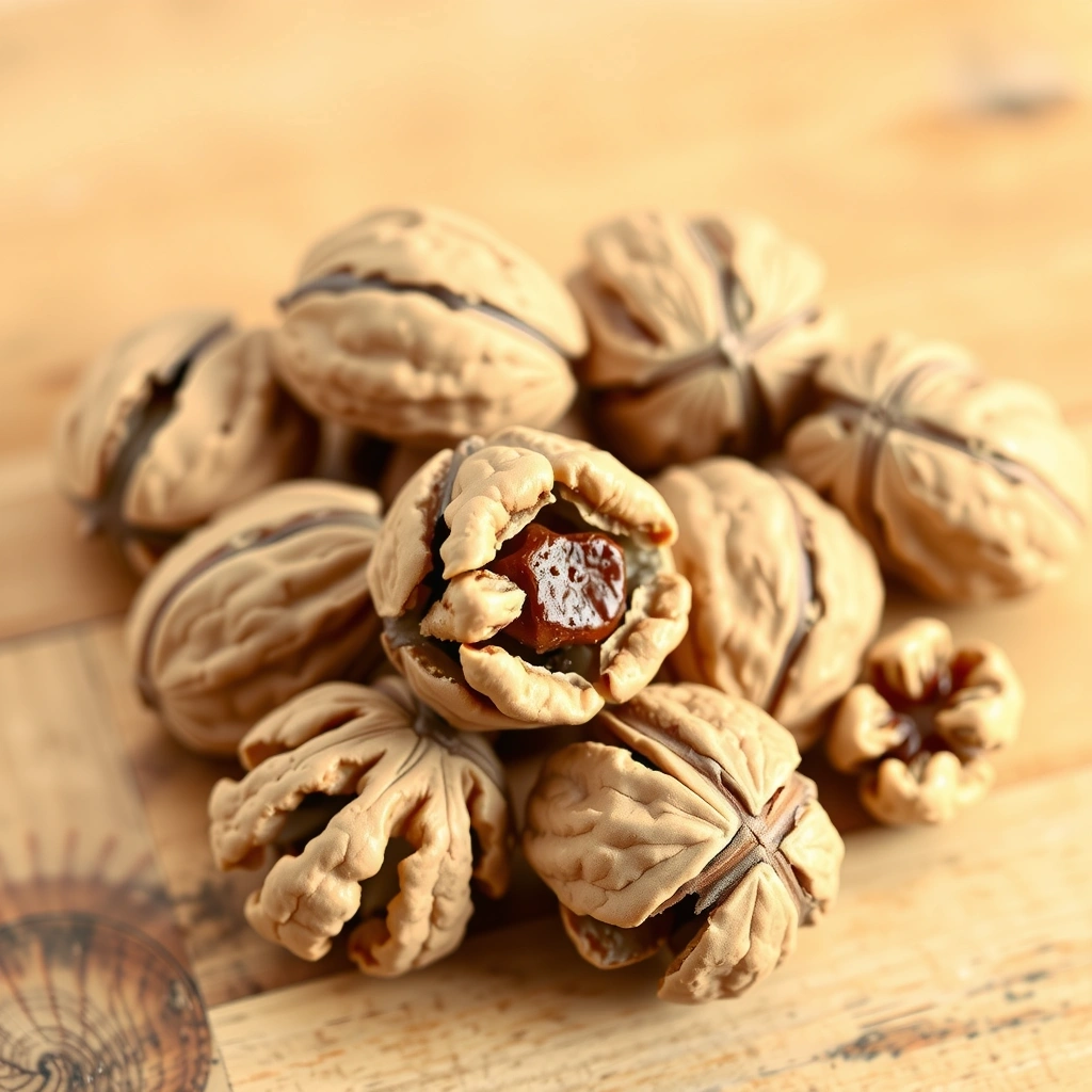 Textura de nueces